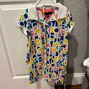 Girls polo Tommy dress multicolor